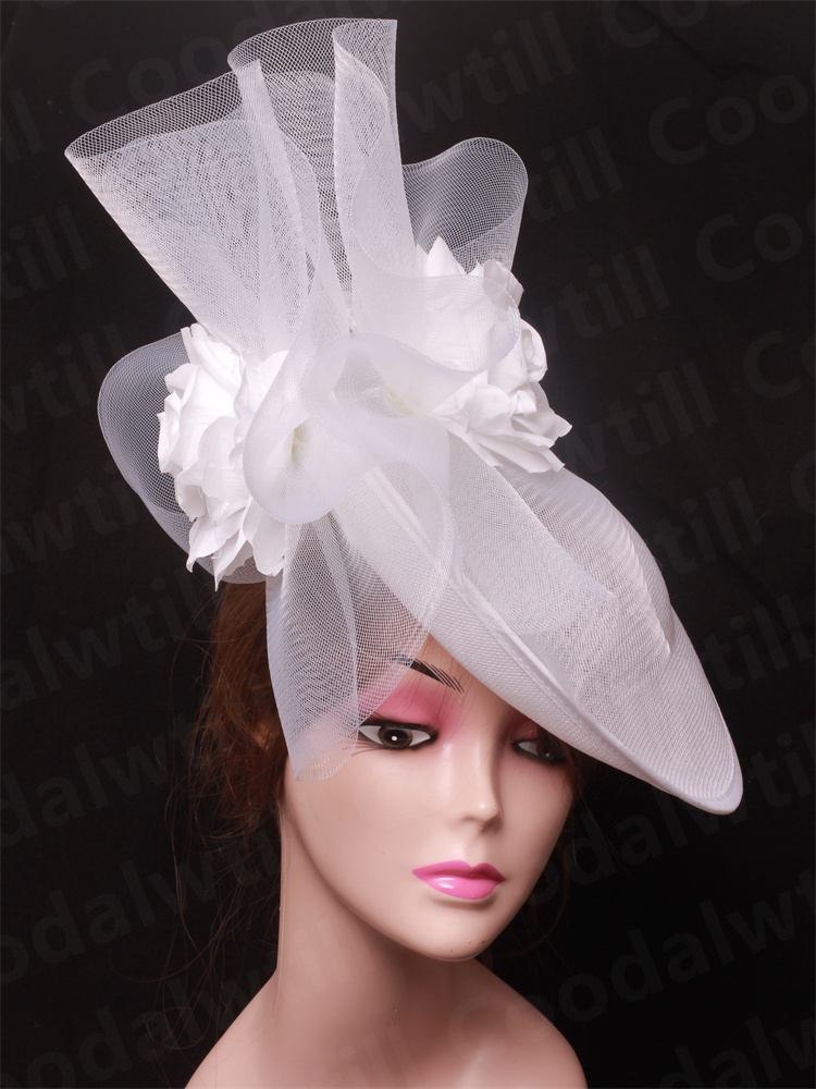 Women'S Fashion Kentucky Derby - Bruid Bruiloft Mesh Tovenaar Hoed Vrouwen
