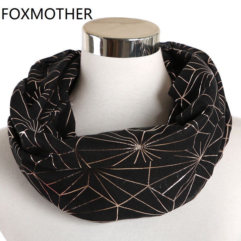 Women'S Fashion Rings Gold - Foxmother Nieuwe Paars Koffie Folie Goud