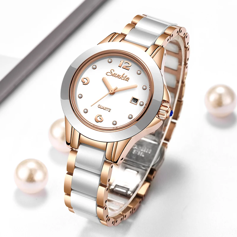 Women Fashion Simple - Sunkta Fashion Casual Quartz Dameshorloge Elegante