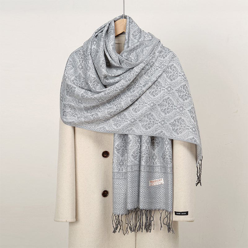 Women'S Fashion Poncho - 2024 Luxe Dikke Kasjmier Sjaal Vrouwen