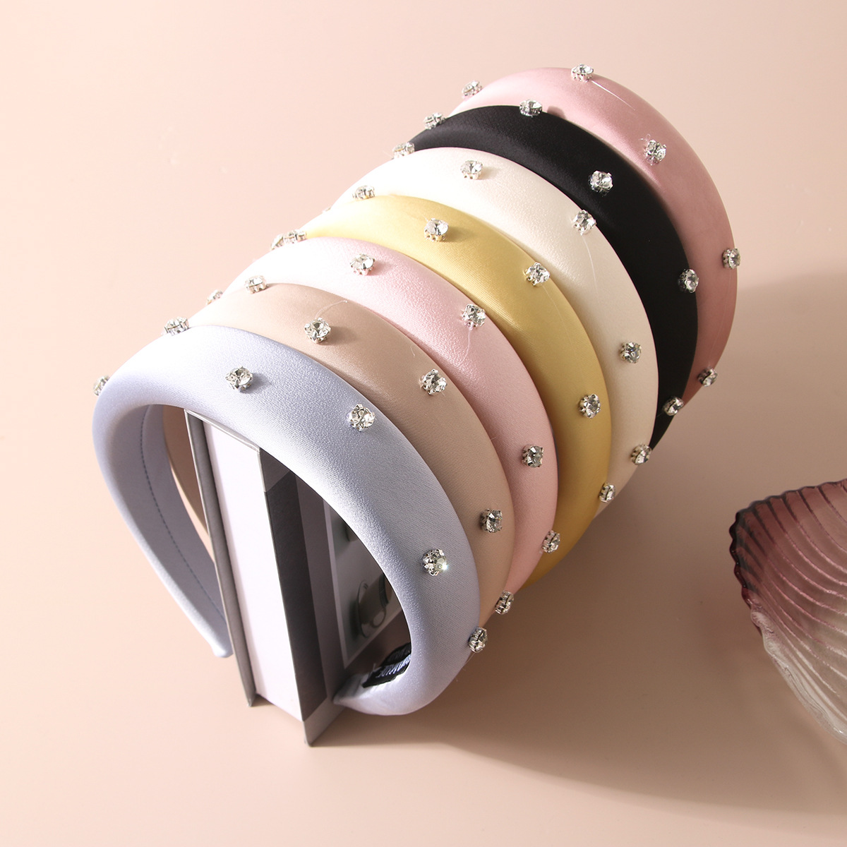 Women Fashion Japan - Luxe Strass Spons Hoofdband voor Vrouwen