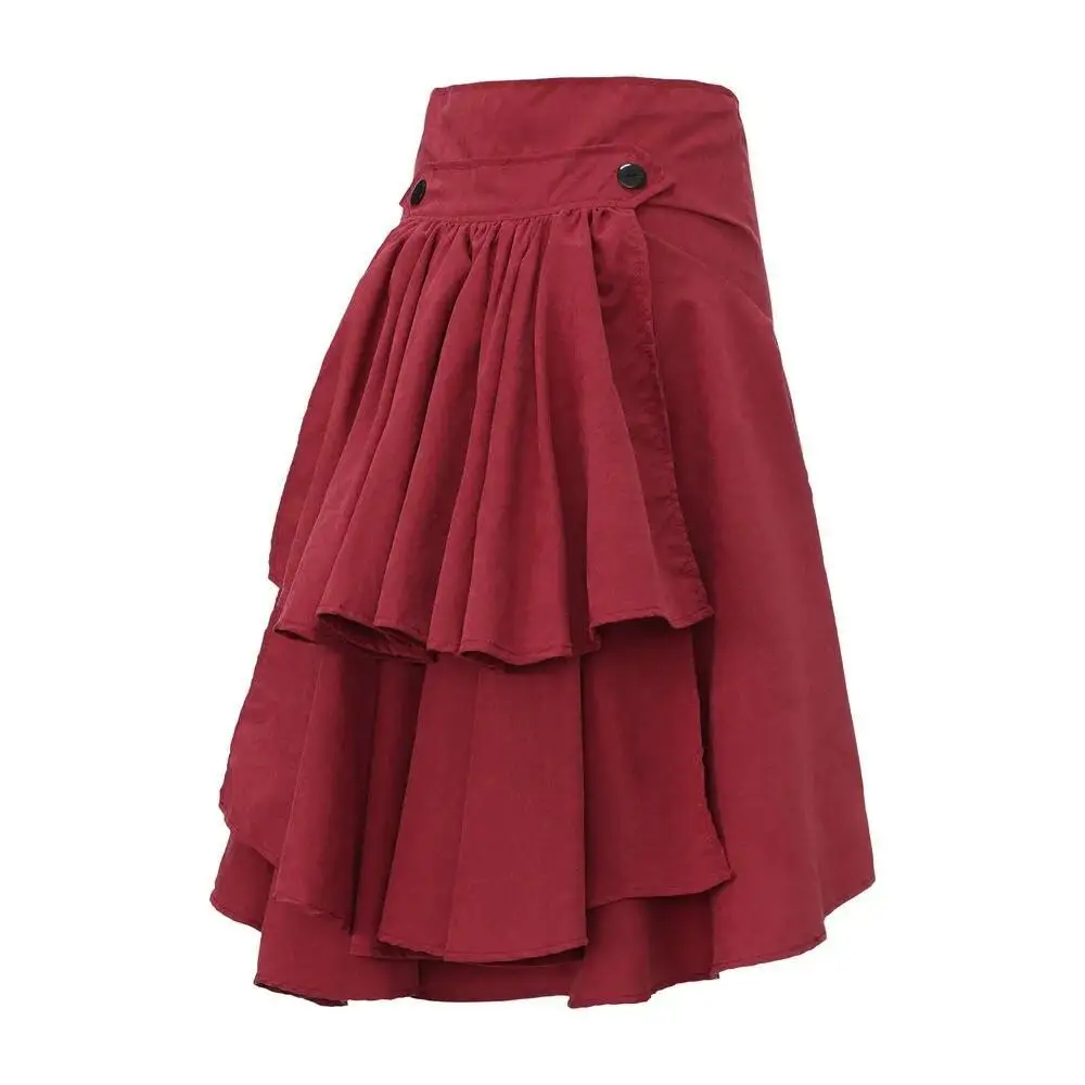 Dames punk tailcoat renaissanc - Pleated Skirt Women recensie en prijs