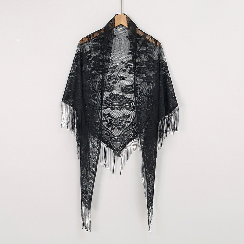 Nieuwe Borduren Kanten Sjaal B - Women'S Fashion Poncho recensie en prijs