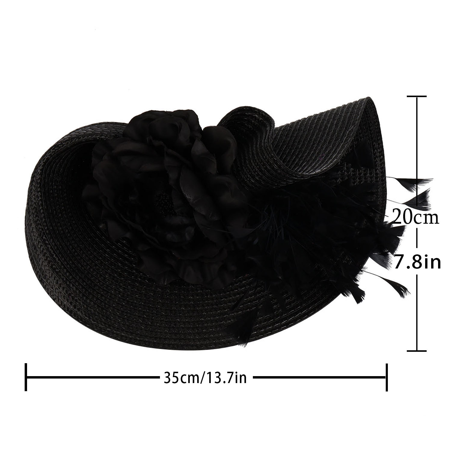 2026 Exaggerated strohoed met  - Women'S Fashion Kentucky Derby recensie en prijs