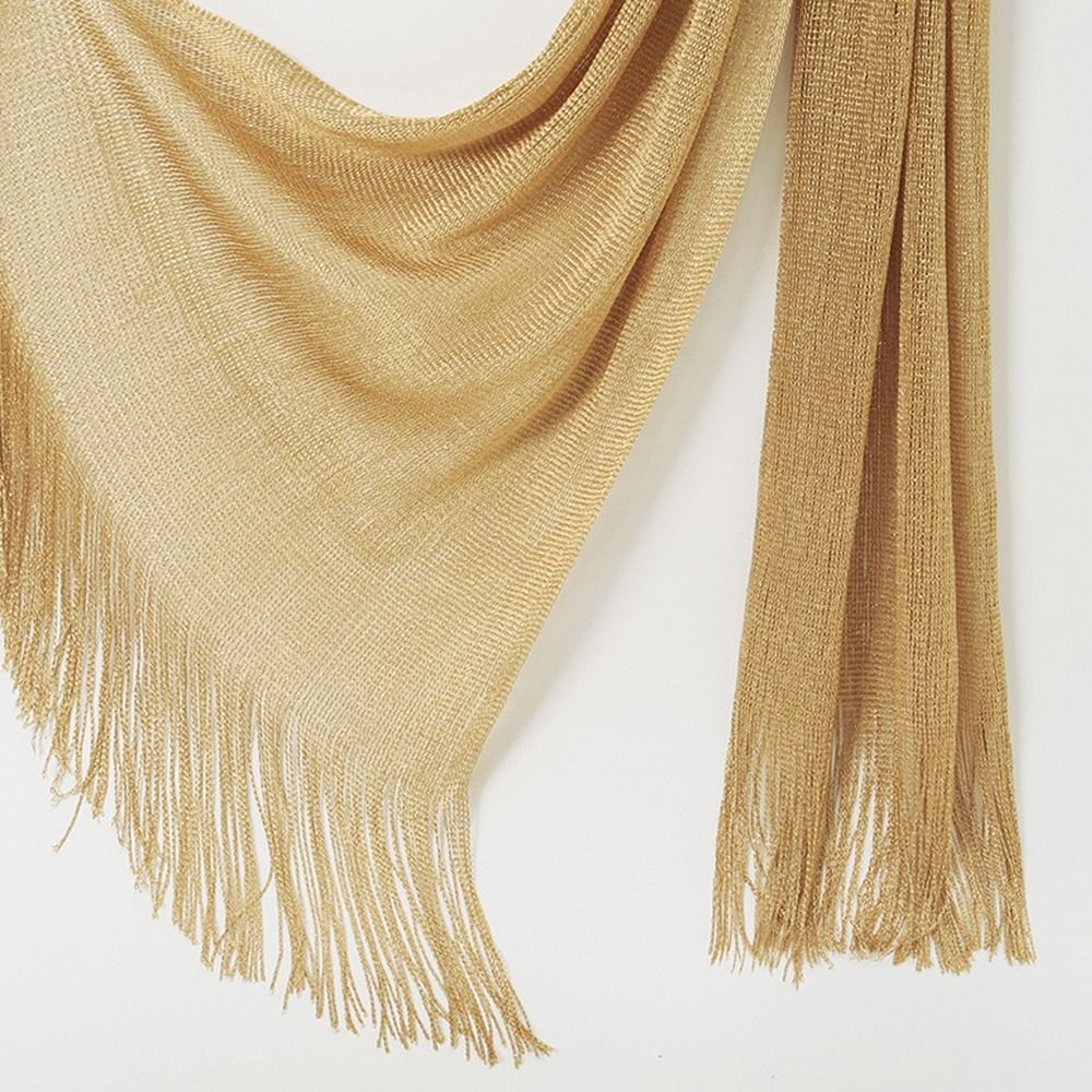 Zomerzonbeschermende sjaal gou - Women'S Fashion Poncho recensie en prijs
