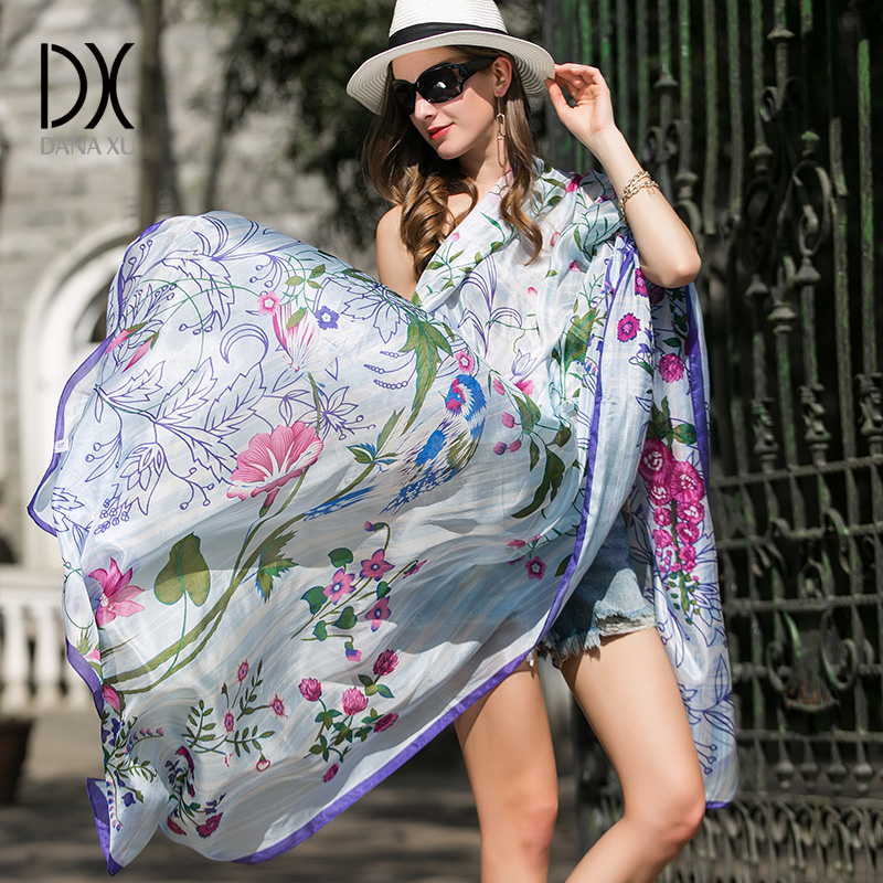 DANA XU 100% Zijde Hoofddoeken - Women'S Fashion Poncho recensie en prijs