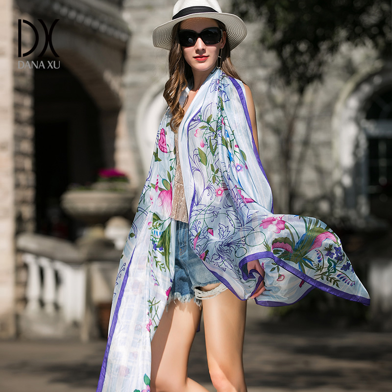 DANA XU 100% Zijde Hoofddoeken - Women'S Fashion Poncho recensie en prijs