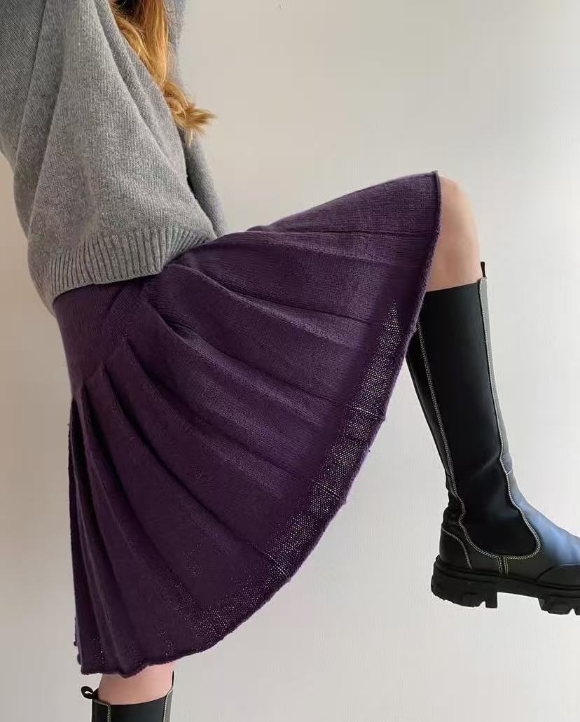 Hoge taille, slankende, veelzi - Pleated Skirt Women recensie en prijs