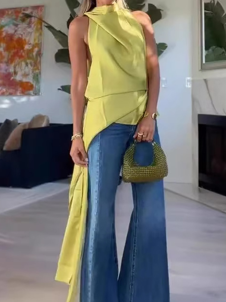 Halter Lace-Up Fashion Chic Bl - Women'S Fashion Trends Spring 2026 recensie en prijs