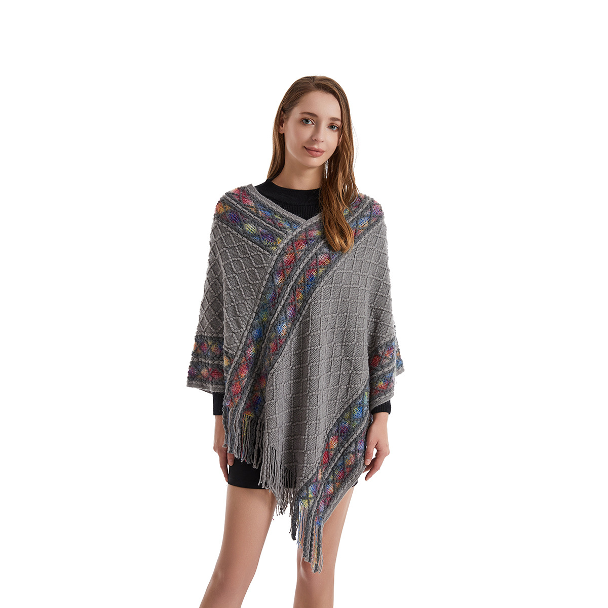 Dames lente herfst poncho unie - Women'S Fashion Poncho recensie en prijs