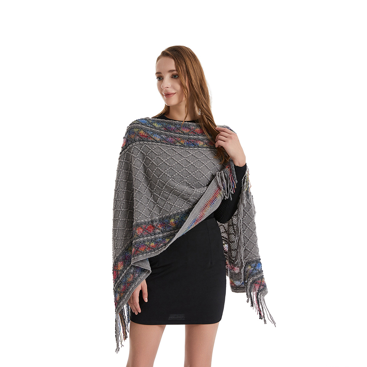 Dames lente herfst poncho unie - Women'S Fashion Poncho recensie en prijs