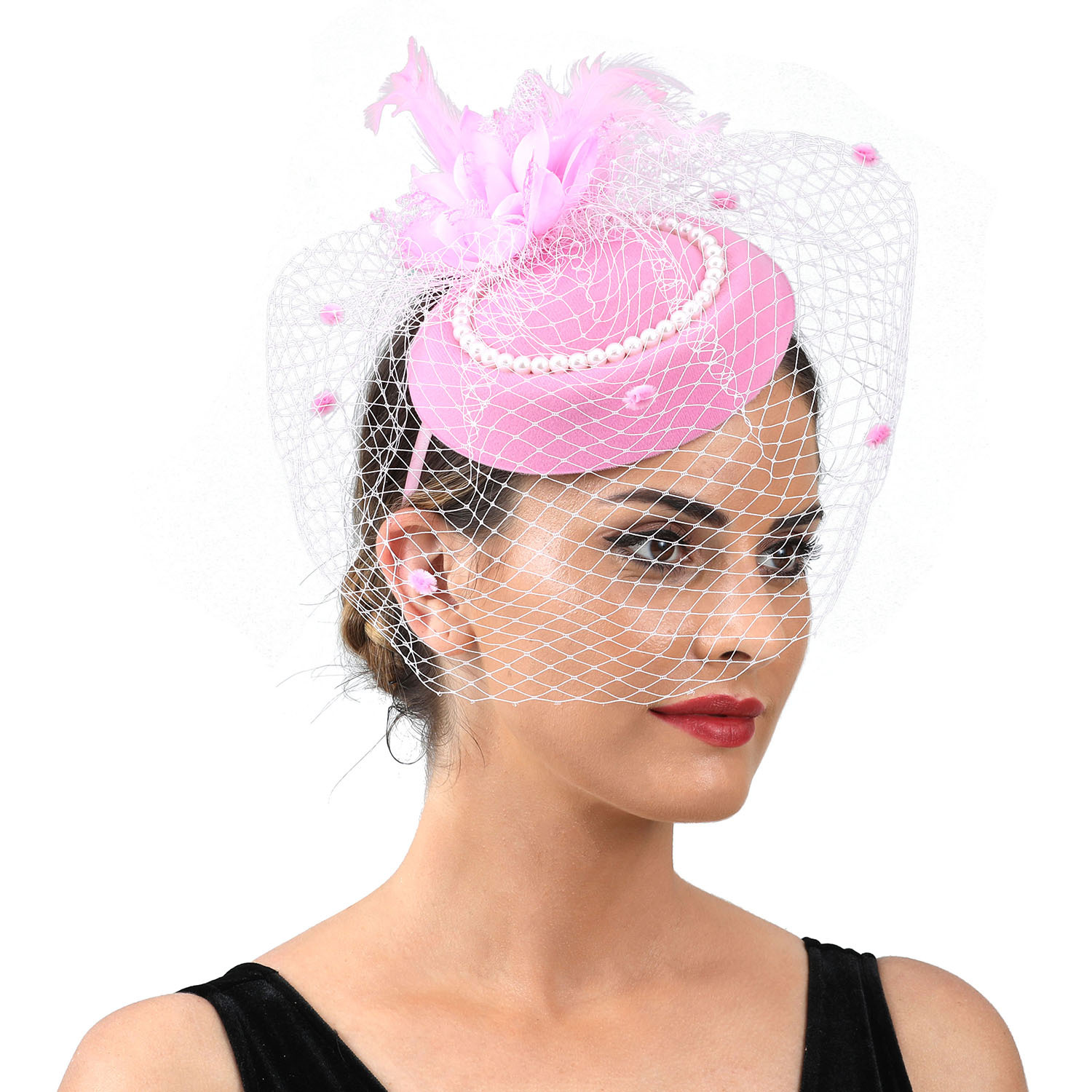 Vrouwen veren tovenaar hoed me - Women'S Fashion Kentucky Derby recensie en prijs